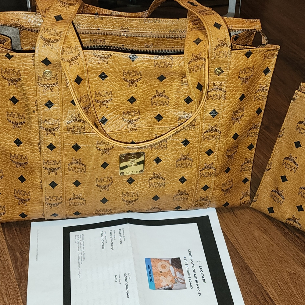 MCM Women's Tan Tote Bag